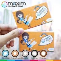 ราคา Maxim Contact Lens กล่องส้ม สี Chocolate ช๊อกโกแลต รุ่นตาโต Maxim ตาโต 1 คู่ คอนแทคเลนส์สีรายเดือน (26009307541)