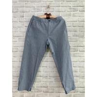 ราคา ส่งต่อ กางเกงผ้าค้อตตอน Giordano เอวยืด สีฟ้าอมเทา สภาพ80% (9111777670)