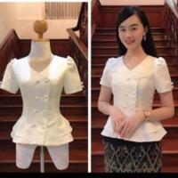 ราคา เสื้อไหมลาว ส่งตรงจากเวียงจันทน์ สวยเรียบหรูดูดี (2735970437)