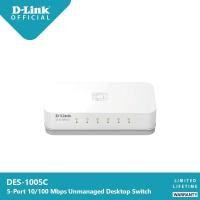 ราคา D-Link DES-1005C 5-Port 10/100 Mbps Unmanaged Desktop Switch (8054539622)
