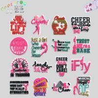 ราคา Jibbitz เข็มกลัดยางนิ่ม ลายดอกไม้ สําหรับตกแต่งรองเท้า Crocs Cheerleading Series DIY (24755032145)