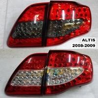 ราคา โคมไฟท้าย ALTIS ปี 2008-2009 ไฟท้ายLED+ไฟทับทิม สีดำแดง และ สีขาวแดง (3797343198)