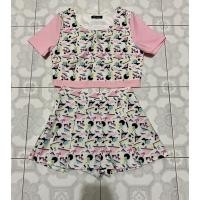 ราคา งานป้าย Twins shop เซ็ตเสื้อกางเกงกระโปรง ลาย playboy (6857188784)