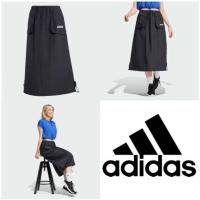 ราคา ใหม่Adidas Cargo Skirt กระโปรงเอวยืดมีสายรูดเนื้อผ้าคอตตอลร่มอย่างดีผ้าใส่สบายมีกระเป๋าข้างงานปักกระเป๋แต่งสายชายกระโปรง (25586798822)