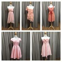 ราคา ชุดราตรีสั้น สีชมพู-โอรส (มือสอง) (25329958823)