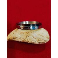 ราคา แหวน เบอร์ 6.5 แหวนเงิน สแตนเลสแท้ ฝังเพชร แกะลาย You are alway in my heart สินค้าลดราคา จำนวนจำกัด (24672651854)