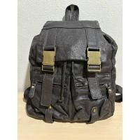 ราคา กระเป๋าเป้หนังแท้ หนังนิ่ม มือสอง สีน้ำตาลเข้ม ขนาด 11*12 นิ้ว (18696002037)