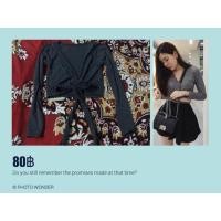 ราคา เสื้อผูกเอว ผ้าเรย่อน Crop Top (575328442)