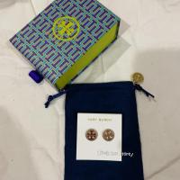 ราคา ต่างหู Tory Burch ของแท้ สีโรสโกลด์ (26765404366)