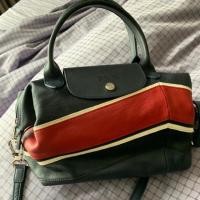 ราคา longchamp le pliage cuir chevron size s summer2018 collection หนังแกะ หูสั้น มีสายยาว ของแท้ ซื้อจากช้อปเซ็นทรัลลาดพร้าว (7740822204)