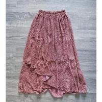 ราคา กระโปรงยาว ระบาย ผ้าชีฟอง แฟชั่นเกาหลี (21160090951)