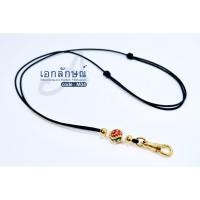 ราคา M1-4 สร้อยเชือกร่มห้อยพระ สร้อยเชือกร่ม สร้อยพระ ตุ้มกลางลงยางานทองไมครอน พุกสปริงงานทองเลเซอร์ เชือกร่มปรับความยาวได้ (4235874309)
