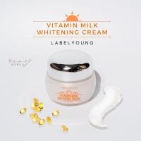 ราคา labelyoung vitamin milk whitening cream ขนาด55g. (4942824698)