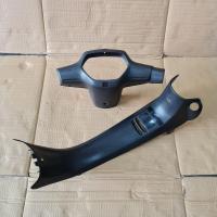 ราคา หน้ากากหลัง ครอบไมล์ คอนโซลกลาง Wave 100,110 รุ่นแรก สีดำด้าน (รวม 2 ชิ้น) เวฟ 100s/ 110s (3448892916)