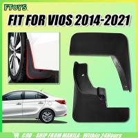 ราคา 【ส่งจากไทย】บังโคลนรถยนต์หน้าและหลัง สำหรับVios 14-21บังโคลนพลาสติกชุด4ชิ้น (25818281479)