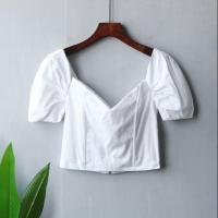 ราคา เสื้อครอป แขนตุ๊กตางาน ผ้าดีมากกก (6738938509)