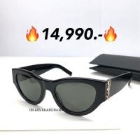 ราคา New ysl sunglasses แว่นกันแดด ทรงน่ารักมาก (26709158473)