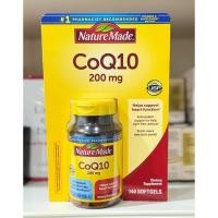 ราคา [Nature Made] CoQ10 200 mg 140 Softgels โคคิวเทน Q10 คิวเทน โคเอนไซม์คิวเทน Q-10 (25679909786)
