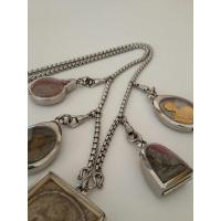 ราคา SA041 สร้อยสแตนเลส ลายผ่าหวาย สร้อยสแตนเลสแท้ แขวนพระ 5 องค์ หนา 4 มิล สวยๆ (9874868034)