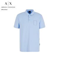 ราคา AX Armani Exchange เสื้อโปโลผู้ชาย รุ่น AX 3DZFHJ ZJXMZ15DF - สีฟ้า (25516991503)