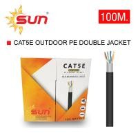 ราคา สายแลน CAT5e 100 ม. SUN สายภายนอก (UTP LAN) (4233277831)