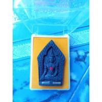 ราคา ขุนแผนครูบากฤษณะอินทวัณโณเนื้อดำฝังพลอยแดงตะกรุดเงินคู่ (25115418228)