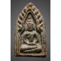ราคา พระขุนแผนปลัดทวี (หลวงพ่อมุ่ย ปลุกเสก) วัดบ้านกร่าง จ.สุพรรณบุรี ปี 2512 เนื้อดิน (24404419423)
