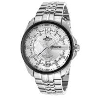 ราคา Casio Edifice นาฬิกาข้อมือ สายสแตนเลส รุ่น EF-131D-7AVDF - Silver/White (63177780)