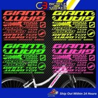 ราคา Giant สติ๊กเกอร์จักรยาน GIANT TCR SHIMANO STICKER / SB09 (24435731325)