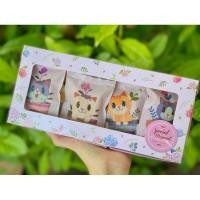 ราคา คุกกี้สิงคโปร์ เม็ดมะม่วงหิมพานต์ คุกกี้ของฝากปีใหม่ แบบกล่อง gift set บรรจุกล่องละ 9 ซอง (18ชิ้น) (23763332231)