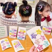 ราคา [PS-สินค้าพร้อมส่งราคาโรงงาน] กิ๊ฟติดผมแฟชั่นยุค 90' จำนวน 6 ตัว สีสันสดใส หลากหลายแบบ วัสดุดี ไม่ดำ ไม่ลอกง่าย ติดแน่น (26410613558)