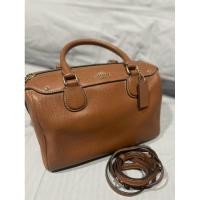 ราคา Used Coach แท้ ทรงหมอน สีน้ำตาล มีสายสะพาย (25102442776)
