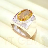 ราคา แหวนบุษราคัม แหวน เงินแท้ พลอยบุษราคัม (CZ) YTG-9985 YTGEMS (4929155606)
