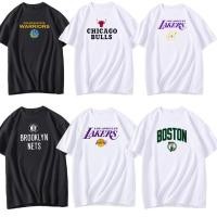 ราคา Lakers Nets Warriors เซลติก NBA ทีมบาสเกตบอลการฝึกอบรมผ้าฝ้ายแท้กีฬาแขนสั้นเสื้อยืดสำหรับผู้ชายและผู้หญิง (26260181706)