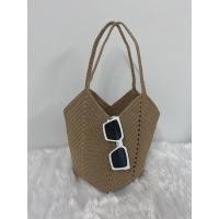 ราคา กระเป๋าถักเชือกร่มลายถุงแกงสีล้วน (3766920269)