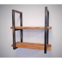 ราคา ชั้นวางของติดผนังไม้จริงสไตล์Loft ไม้จริงขาเหล็ก แข็งแรง ทนทานมาก! เคลือบผิวอย่างดี ตกแต่งห้องให้ดูดีมีสไตล์ (7653491399)