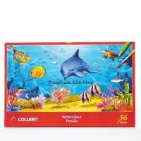 ราคา Colleen ดินสอสีไม้ระบายน้ำ คอลลีน 36 แท่ง 36 สี รุ่น Watercolour Pencils (1545907998)