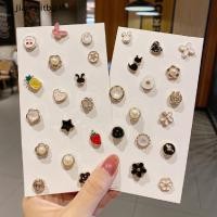 ราคา Renbg 10 ชิ้น เสื้อ เข็มกลัด หัวเข็มขัด มุก กระดุมคอ หมุด ผู้หญิง กระดุมข้อมือ ตกแต่ง (14732047348)