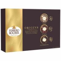 ราคา Ferrero Rocher Origins 1 กล่อง มี 15 ชิ้น Net:187 g. รุ่น Limited Edition Dark Chocolate +Cocoa (15147372900)