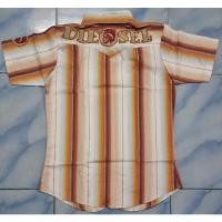 ราคา เสื้อเชิ้ตแขนสั้นแฟชั่น ลาย diesel สไตล์เกาหลี ราคาถูก มือ1 (23217786060)