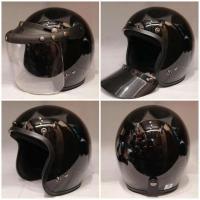 ราคา หมวกกันน็อควินเทจ BM helmet Vintage หมวกกันน็อค 5 เป้ก (6468428061)