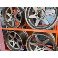 ราคา แม็กte37 หยอดแดงขอบ18 สภาพสวย 6รู สีน้ำตาลเข้มสวยมาก (24202563868)