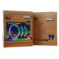 ราคา พัดลมเคส Power Monster LED Fan A120 Dual Ring RGB (Pack 3 with Remote) 120mm.พัดลม3ตัว+กล่องคอนโทรล+รีโมท (6160737148)