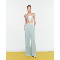 ราคา The SRT X9 Chiffon Pants (TPN150) 4 Colors กางเกงขายาวทรงขาบาน มีกระเป๋าข้าง ผ้าชีฟอง สีพาสเทล (23134486188)