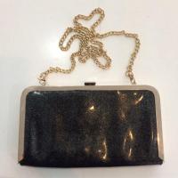 ราคา กระเป๋าหนังแก้ว สีดำ มือ2 สวยมากก (701964653)