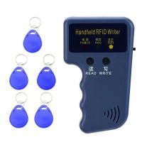 ราคา มือถือ 125KHz RFID Duplicator เครื่องถ่ายเอกสาร Writer Programmer Reader RFID Card Writer Programmer Reader สําเนา EM4305 T5577 ID Keyfobs (19890709127)