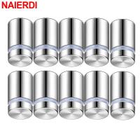 ราคา NAIERDI 10PCS Stainless Steel Standoff Screws 16mm Advertising Screws Mounts Glass Acrylic Nail Glass Fasteners Hardware (26263617796)