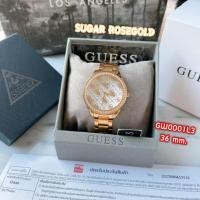 ราคา ประดับคริสตัล หน้าปัดลาย G-Twist สวยเก๋✨นาฬิกา GUESS Sugar Rose Gold GW0001L3 (24477102712)