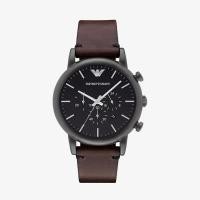 ราคา Emporio Armani นาฬิกาข้อมือผู้ชาย Dress Chronograph Black Dial Brown รุ่น AR1919 (6335958686)
