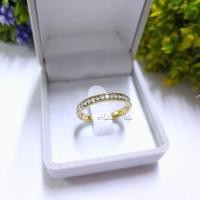 ราคา แหวนอิตาลี่ ล้อมคริสตัลSwarovskiแท้ (7253186332)
